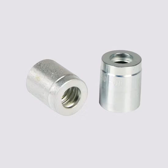 Factory Produced Hydraulic SAE 100 R2at/En 853 2sn Hose Pipe Ferrule and Crimp Fittings